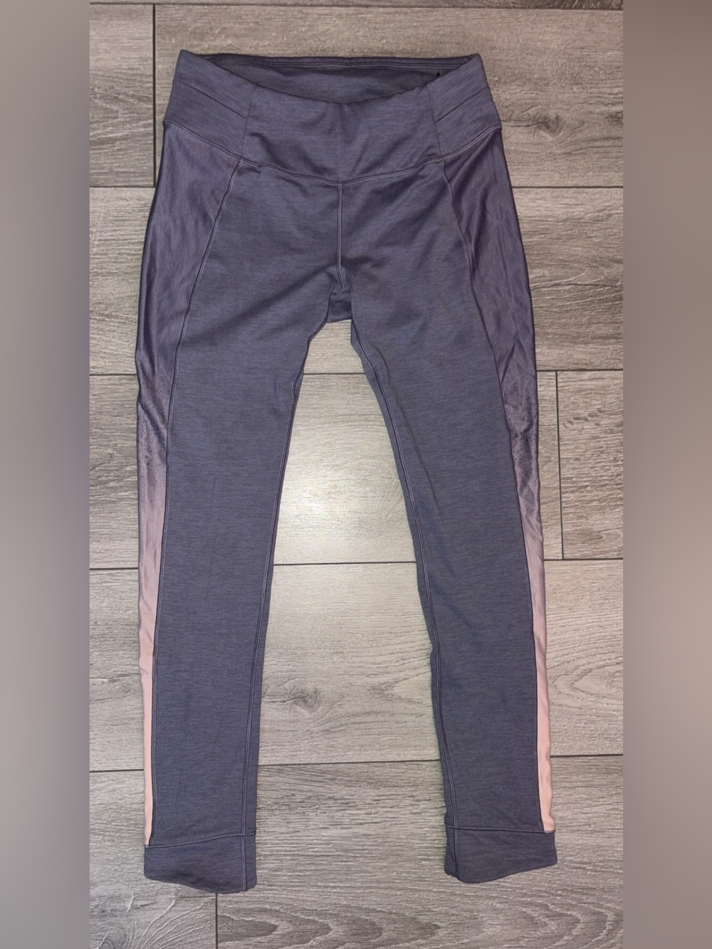Calia Women’s Medium Athletic Leggings Cropped Purple Side Accents